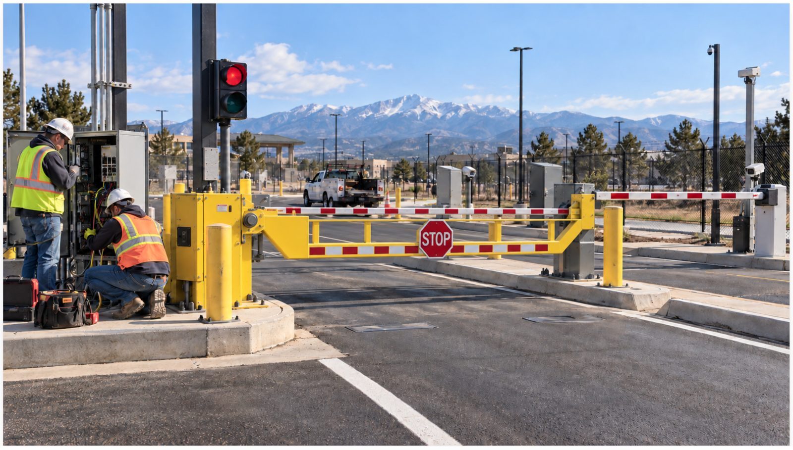 Crash rated Traffic Control Barriers Replacement