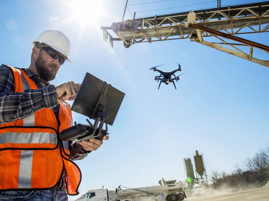 Role of drones in construction