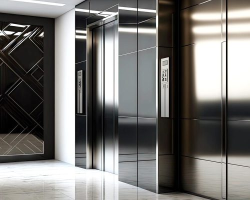 modern-lift-doors-with-glossy-metal-panels-walls_124507-46425